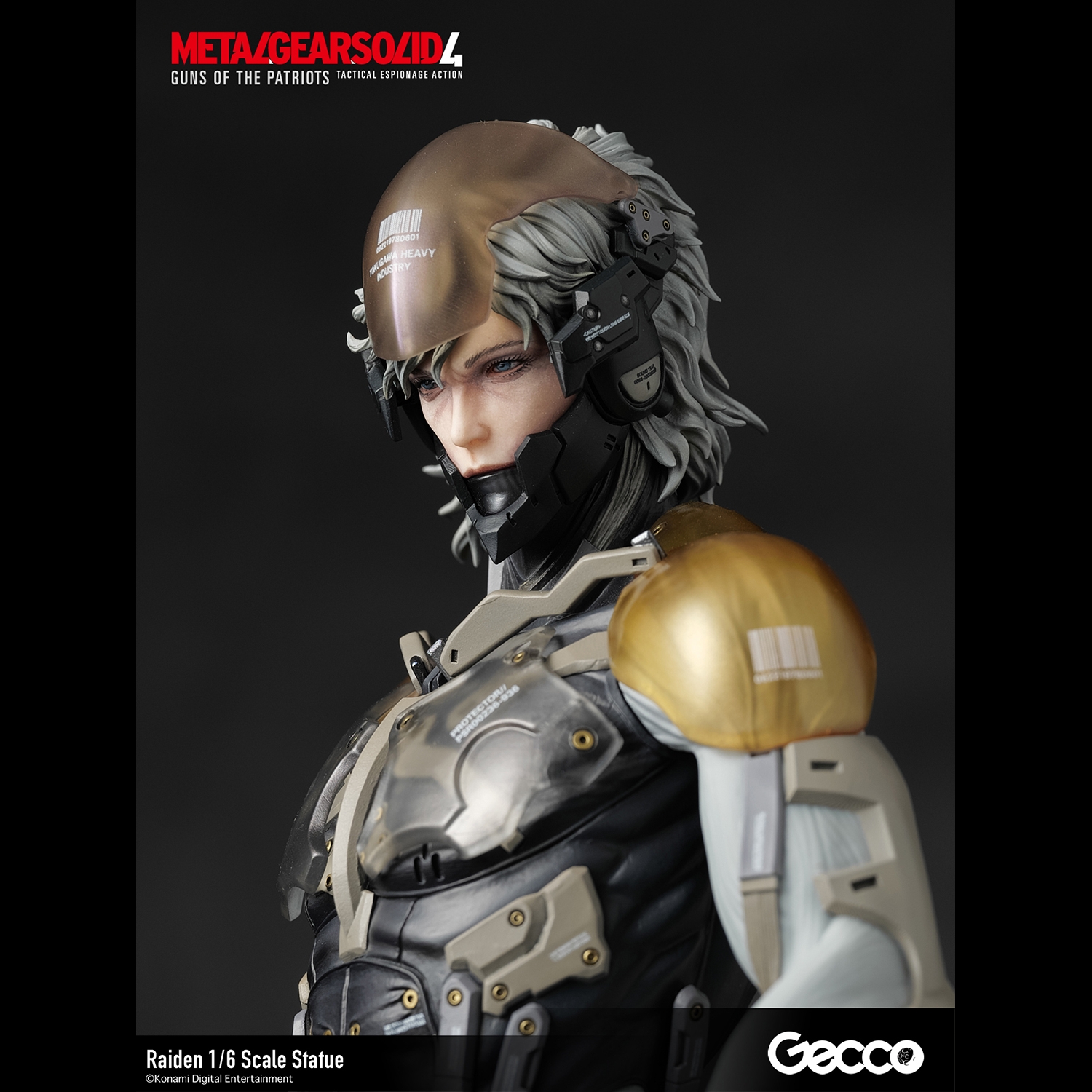 METAL GEAR SOLID 4 GUNS OF THE PATRIOTS, Raiden 1/6 Scale Statue 